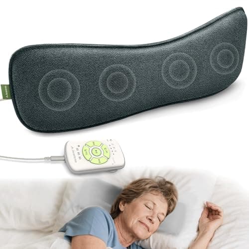 Avantree Slumber 2 – Bluetooth Pillow Speaker for Sleeping with 4 Flat Speakers, Remote Control and Sleep Timer, Built-in White Noise, Soft & Comfortable Design for Side Sleepers, Podcasts & Audiobook