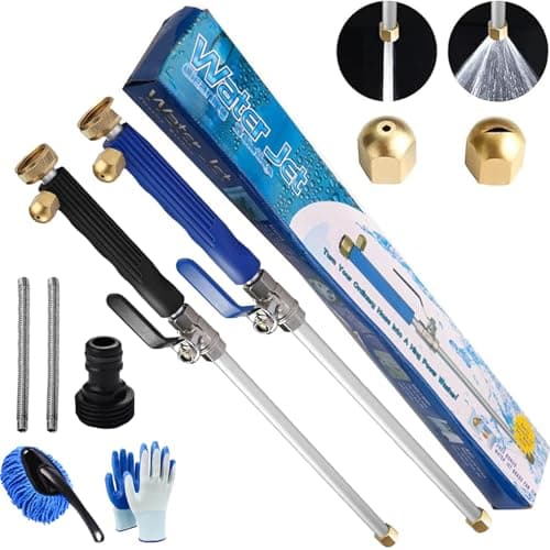 Pressure Washer, Jet Sono Power Washer, High Pressure Hose Nozzle, 2-in-1 High Pressure Power Washer, 2 Jet Different Nozzle and Hose Quick Connectors (2PCS)