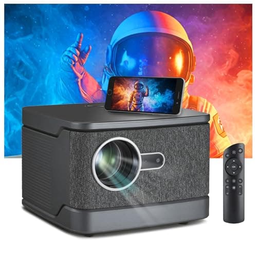 Projector with WiFi and Bluetooth Auto Focus 4K 1080P HDR10, 2000 ANSI Smart Movie Projector Home Theater for Bedroom 45-200" Display Compatible with HDMI/USB/iOS/Android/Windows