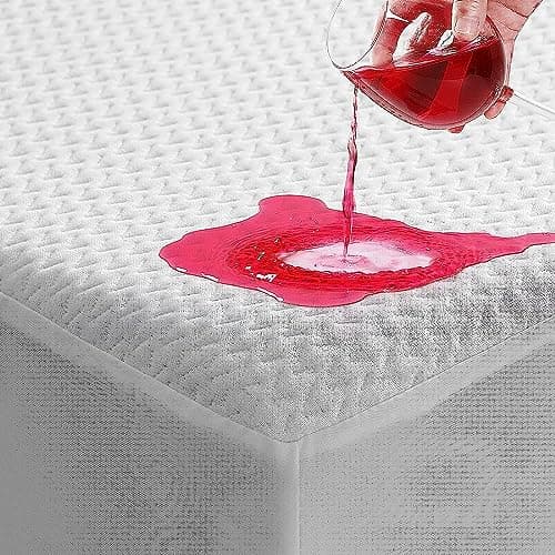 TASTELIFE Queen Size Bed Mattress Protector, Waterproof & Breathable Cooling Mattress Cover & Pad, Deep Pocket Fits 8-21”, Ultra-Soft Washable Sheet Protection