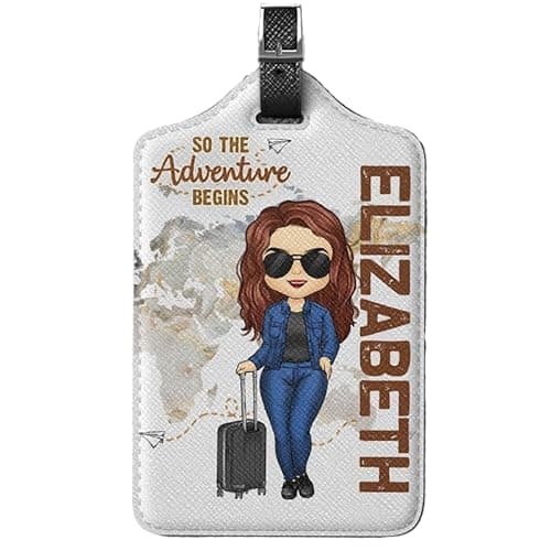 Pawfect House Mothers Day Gifts from Daughter, Traveling is My Passion Personalized Luggage Tags for Suitcase, Name Tag Holder, Travel Gifts for Women, Girls, Birthday Gift for Travel Lovers