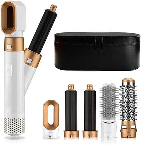 Nora Styler 5 in 1 multistyler pro Professional Blow Dryer Brush High-Speed Negative Ionic Hair Dryer Fast Drying air wrap Hair Styler Auto Air Wrap Styler for Curling Volumizing Straightening