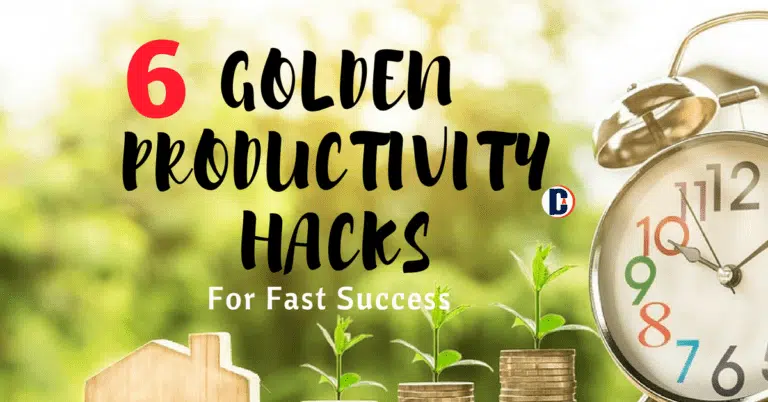 Golden Productivity Hacks For Fast Success In 2024 [Infographics]