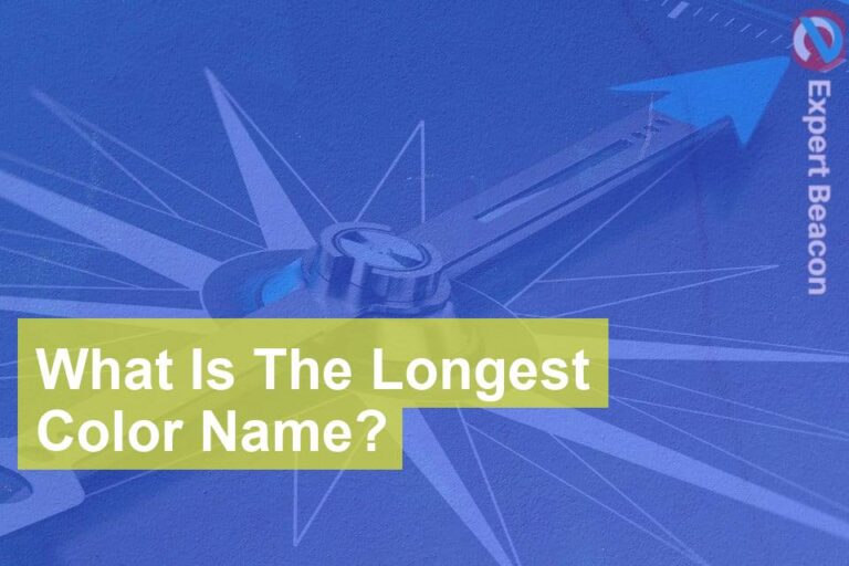 What Is The Longest Color Name?