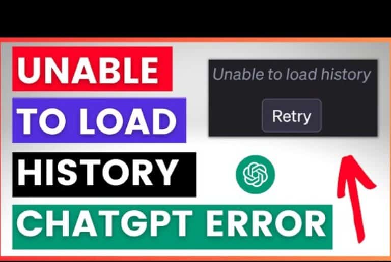 Fixing ChatGPT When It’s Unable to Load Your Conversation History