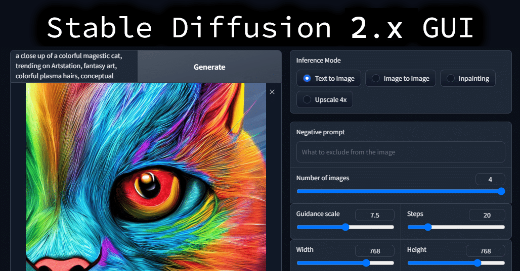 Stable Diffusion‘s Web UI Generator